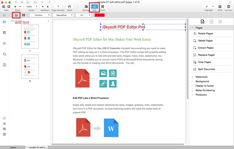 pdf editor free app for mac